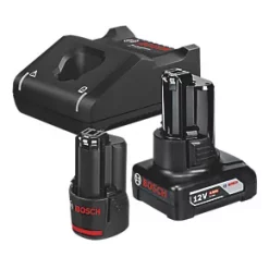 Bosch Professional 12V 2.0 / 4.0Ah Li-Ion Coolpack Batteries & Charger