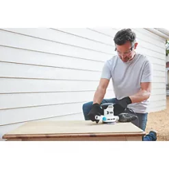 Mac Allister MEOS300 125mm Electric Random Orbit Sander 240V -Power Tool Batteries Shop 241GF A3