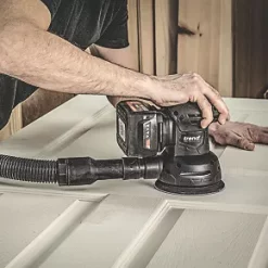 Trend T18S/ROS125B 125mm 18V Li-Ion TXLi Cordless Random Orbit Sander - Bare -Power Tool Batteries Shop 311VV A4