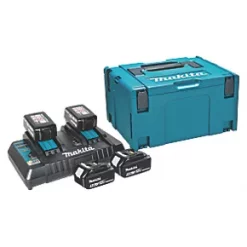 Makita 197627-6 18V 5.0Ah Li-Ion LXT Batteries & Charger Kit