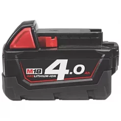 Milwaukee M18 B4 18V 4.0Ah Li-Ion RedLithium Battery -Power Tool Batteries Shop 679FJ A1