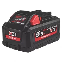 Milwaukee M18 HB5.5 18V 5.5Ah Li-Ion RedLithium High Output Battery